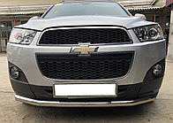 Защита переднего бампера d60 ПапаТюнинг для Chevrolet Captiva 2011-2013