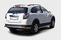Защита заднего бампера d60 ПапаТюнинг для Chevrolet Captiva 2012-