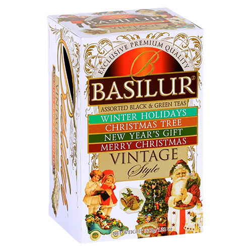Чай Basilur - Assorted Vintage Ассорти - Винтаж, 20 пакетиков