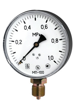 Манометр МТ-100 0-1,0 МПа или МП-100 0-1,0 МПа. Республика  Беларусь