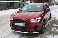 Защита переднего бампера d60 ПапаТюнинг для Mitsubishi ASX 2013-2016