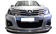 Защита переднего бампера (радиус) d60 ПапаТюнинг для Great Wall Hover H3 2009-2014
