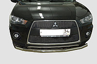 Защита переднего бампера d60 ПапаТюнинг для Mitsubishi Outlander XL 2010-2011