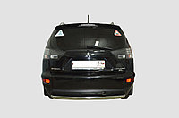 Защита заднего бампера d60 ПапаТюнинг для Mitsubishi Outlander XL 2010-2011