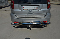 Защита заднего бампера волна d60/42 ПапаТюнинг для Great Wall Hover H3 2009-2014