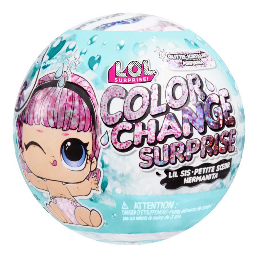 Лол сюрприз меленькие сестрички меняющие цвет LOL Surprise Glitter Color Change Lil Sisisters