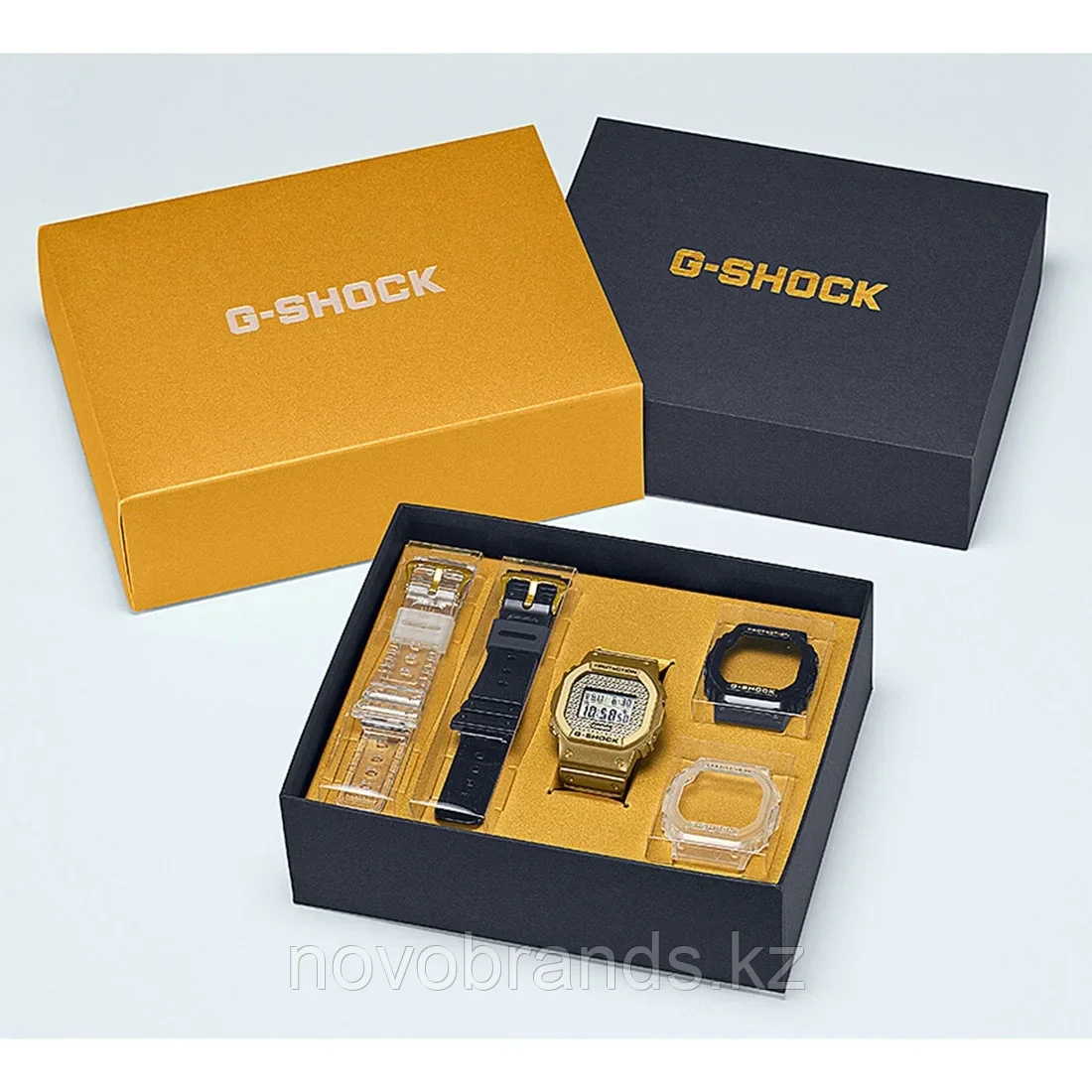 Часы Casio G-Shock DWE-5600HG-1DR + сменные ремешки и корпуса в комплекте. Лимитированная серия. - фото 5 - id-p105111743