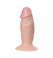 Реалистичный фаллоимитатор TOYFA RealStick Nude телесный, 10 см