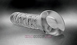 Утолщающая ребристая насадка на пенис - Tom of Finland - 19 см (только доставка), фото 3