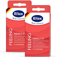 ПРЕЗЕРВАТИВЫ RITEX PERFECT FIT № 8 (АНАТОМИЧЕСКОЙ ФОРМЫ С НАКОПИТЕЛЕМ), 8 штук