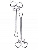 Зажимы на половые губы Hearts