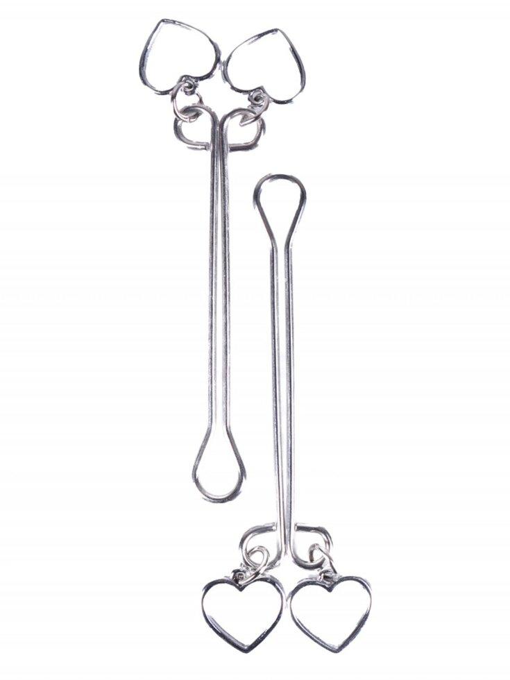 Зажимы на половые губы Hearts