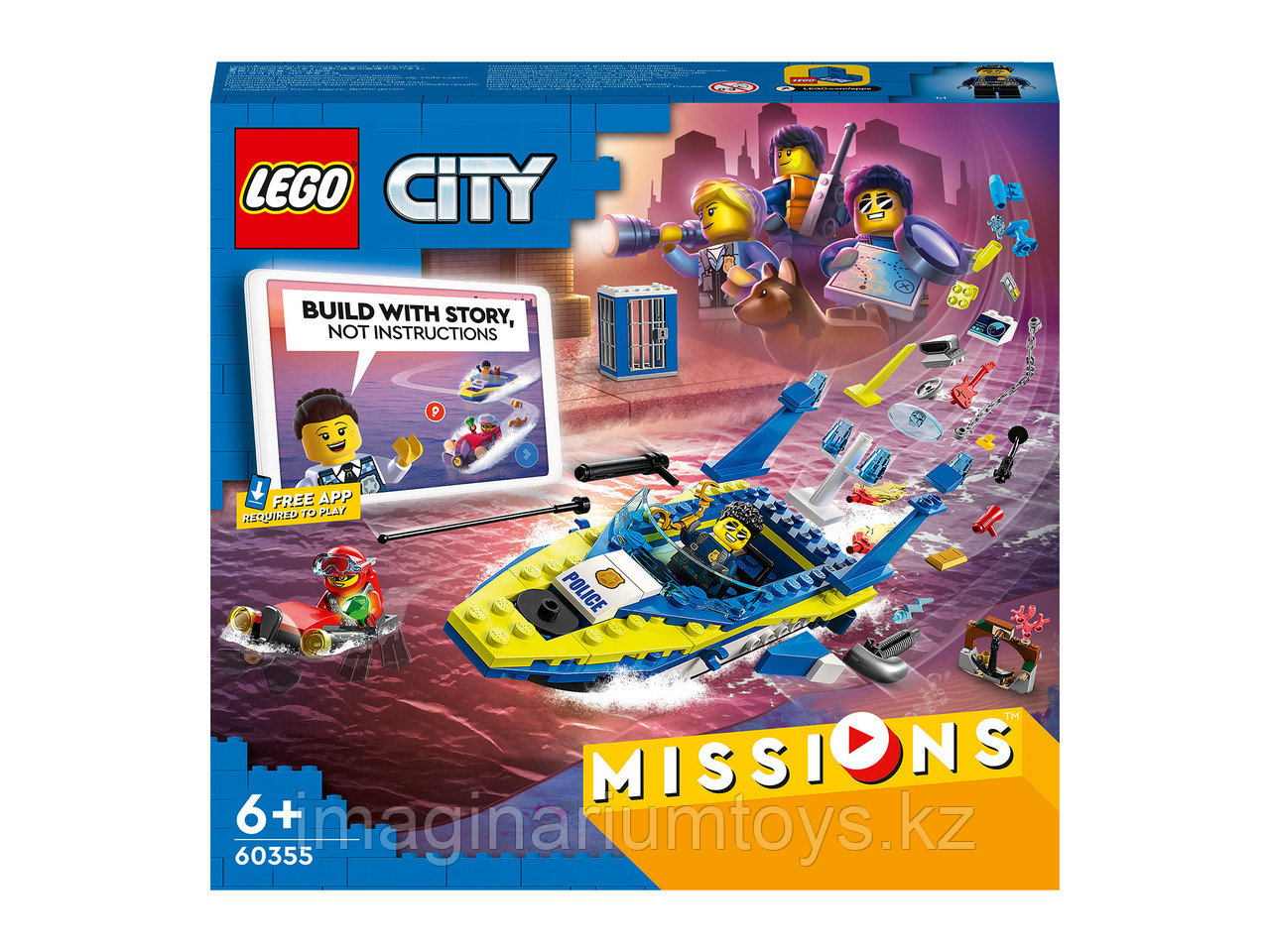 Конструктор LEGO City Детективные миссии водной полиции ЛЕГО Город - фото 6 - id-p105137354