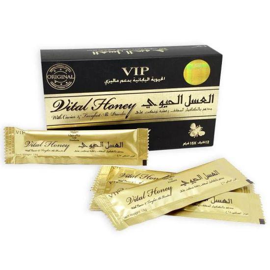 Королевский биомед Vital Honey VIP с тонгкат али ( 12 пакетиков, Малайзия), для повышения потенции
