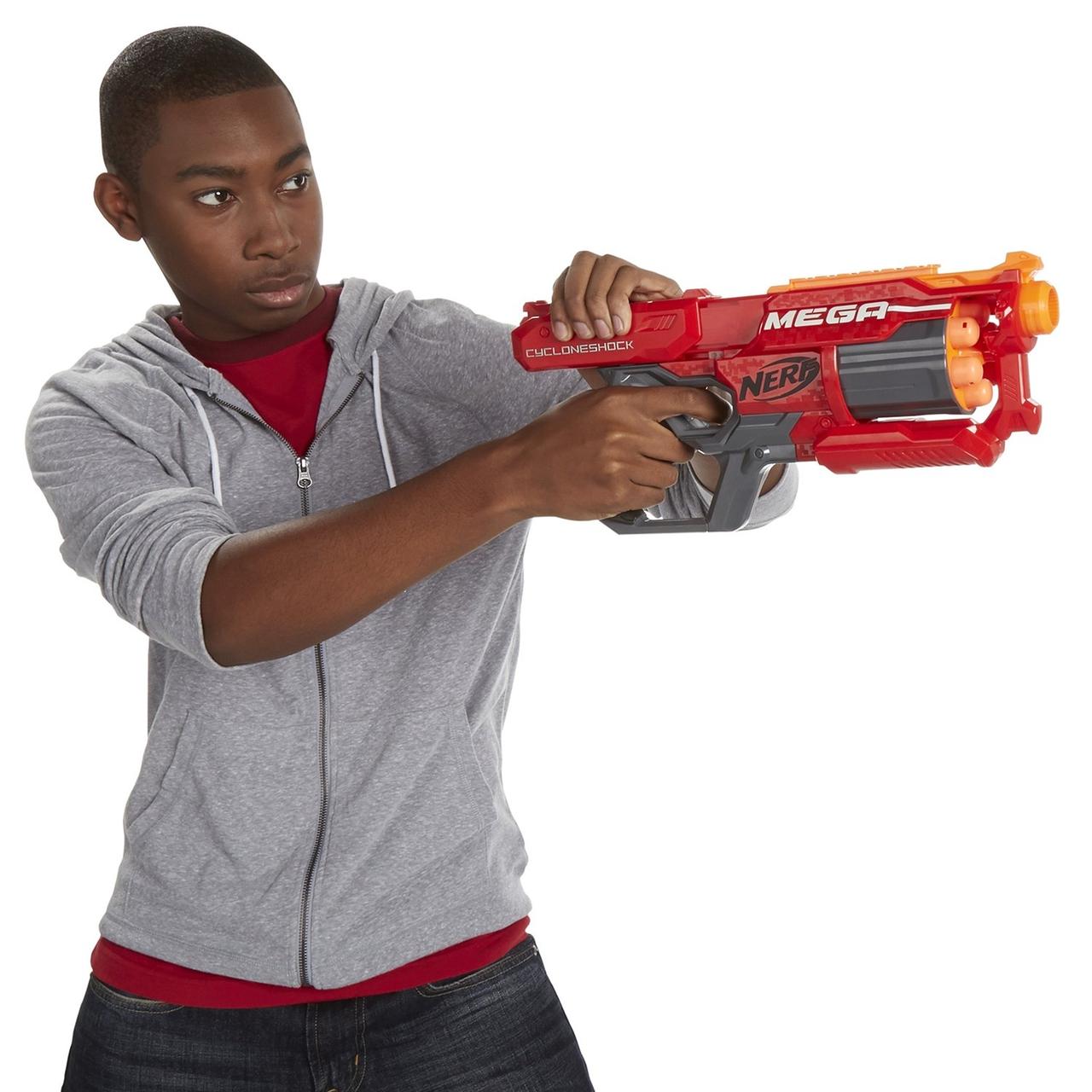 Бластер Nerf Мега Циклон-шок NRF