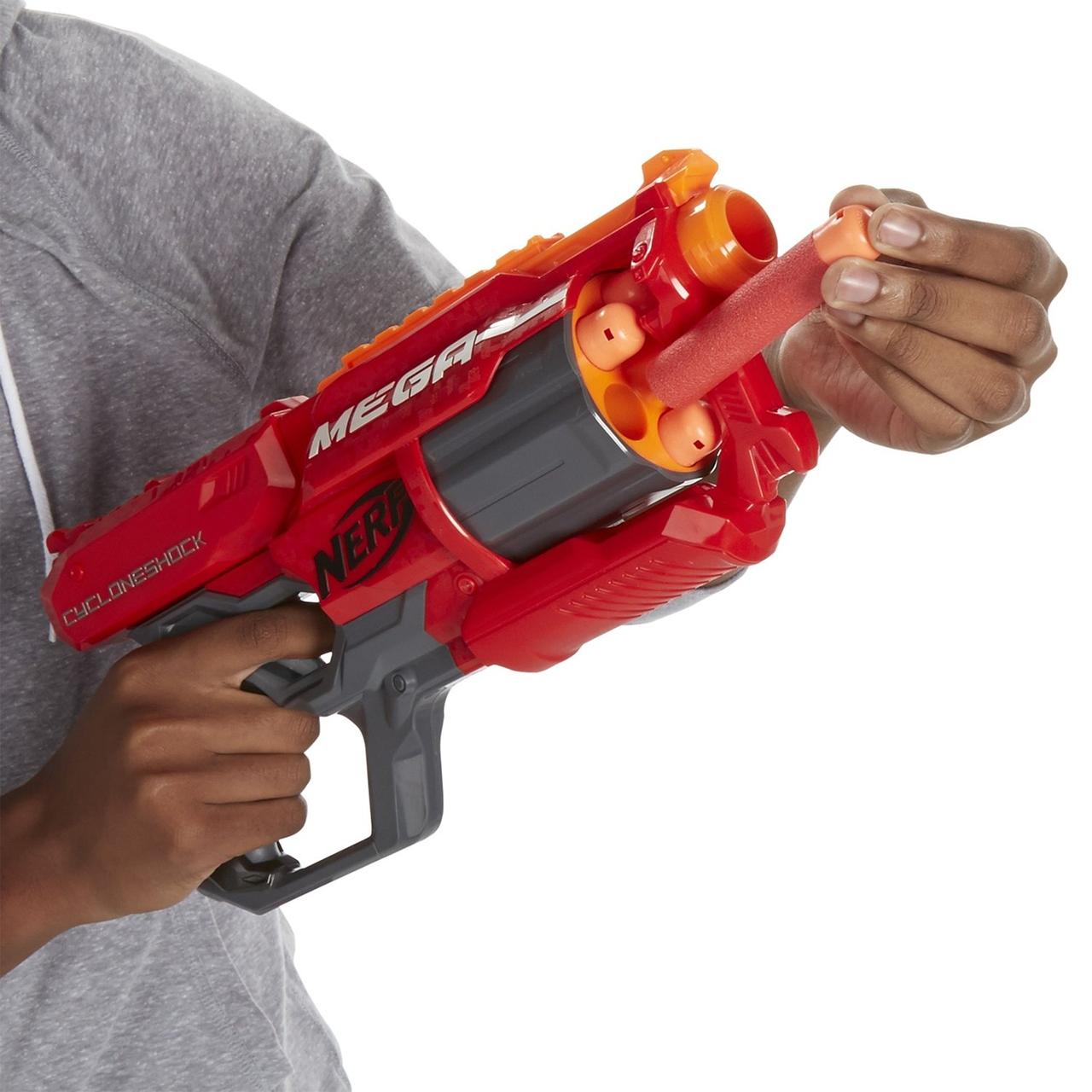 Бластер Nerf Мега Циклон-шок NRF