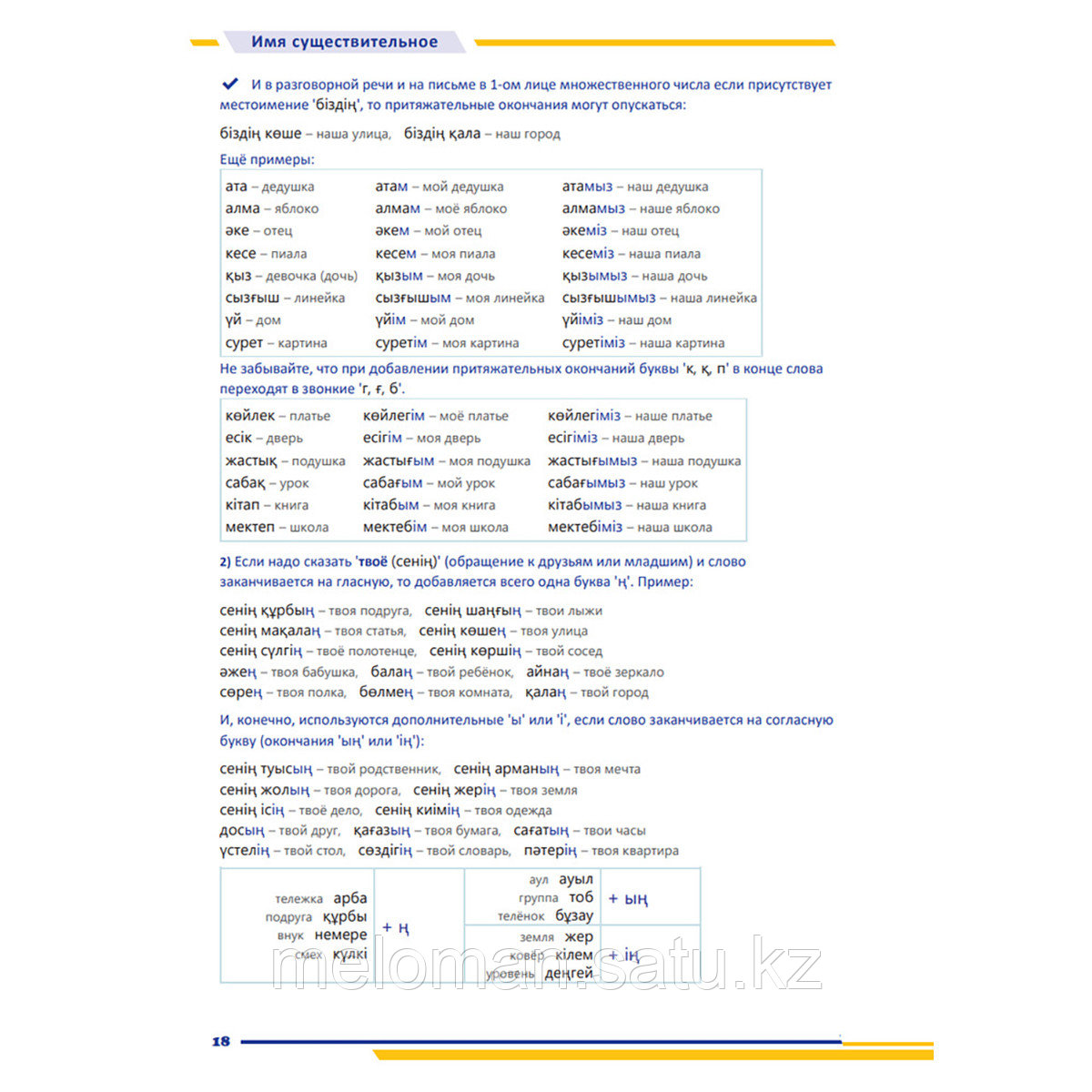 Валяева Т.: Грамматика казахского языка. Просто о сложном. 3-е издание - фото 6 - id-p105139200