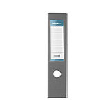Папка-регистратор Deluxe с арочным механизмом, Office 3-GY27 (3" GREY), А4, 70 мм, серый, фото 3