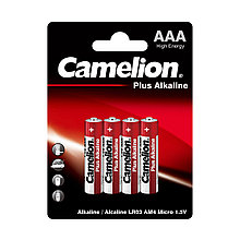Батарейка CAMELION Plus Alkaline LR03-BP4 4 шт. в блистере