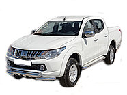 Защита переднего бампера (G ) d76 ПапаТюнинг для Mitsubishi L200 2015-2019