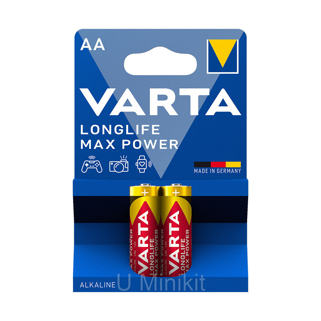 Батарейка VARTA Longlife Power Max Mignon 1.5V - LR6/AA 2 шт в блистере