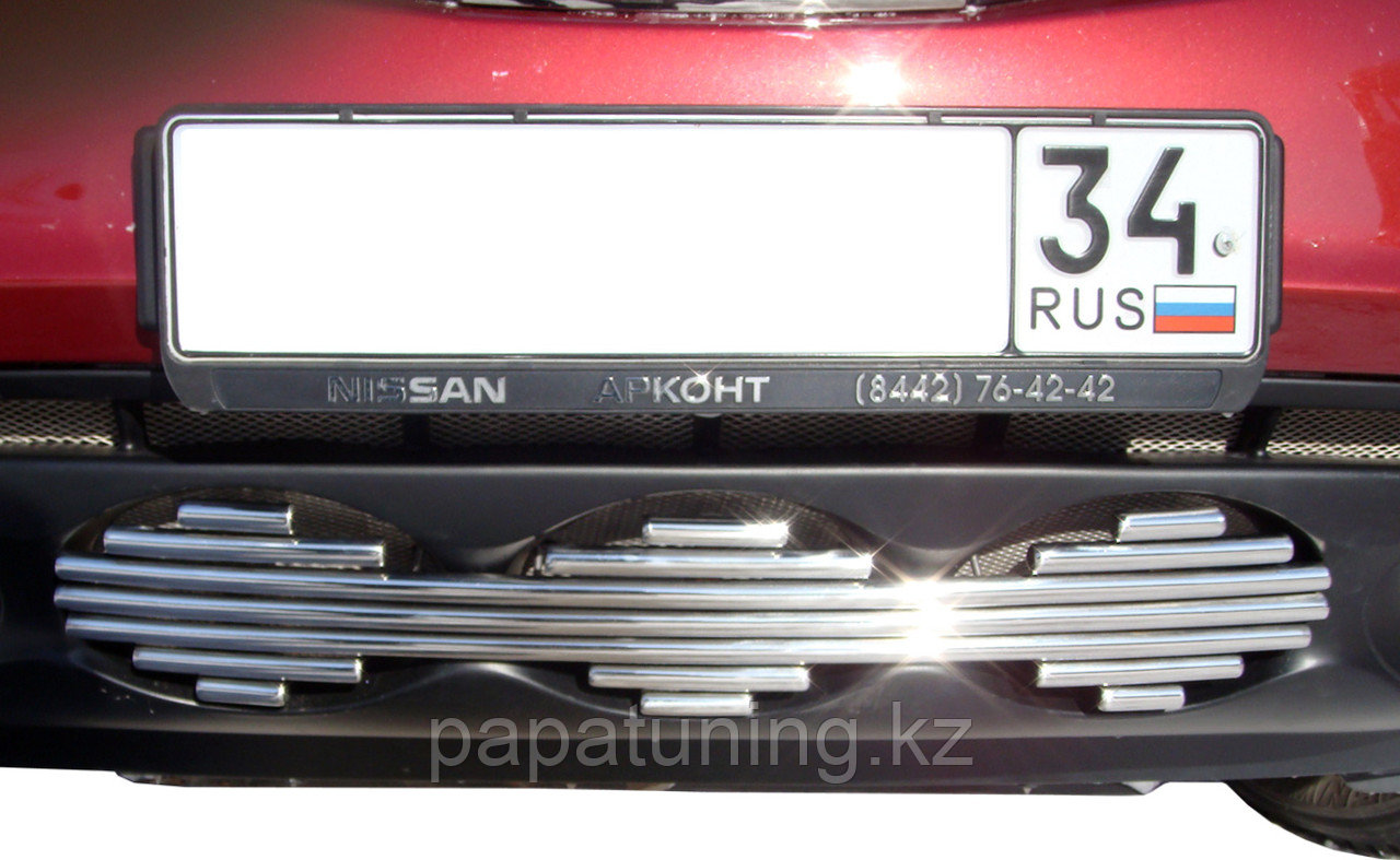 Защита радиатора d16 ПапаТюнинг для Nissan Juke 2010-2014 - фото 1 - id-p105047980