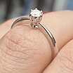 Золотое кольцо с бриллиантами 0.17Сt I1/H, VG - Cut, фото 8