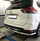 Защита заднего бампера угловая большая d60 ПапаТюнинг для Nissan X-trail 2018- (Т32)