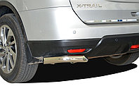 Защита заднего бампера угловая малая d60 ПапаТюнинг для Nissan X-trail 2015-2018 (Т32)