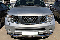 Защита переднего бампера d76 ПапаТюнинг для Nissan Pathfinder 2004-2010