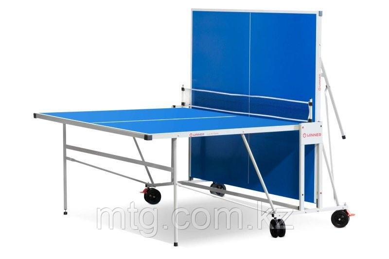 Теннисный стол всепогодный "Winner S-400 Outdoor" (274 х 152,5 х 76 см) с сеткой - фото 1 - id-p105154057