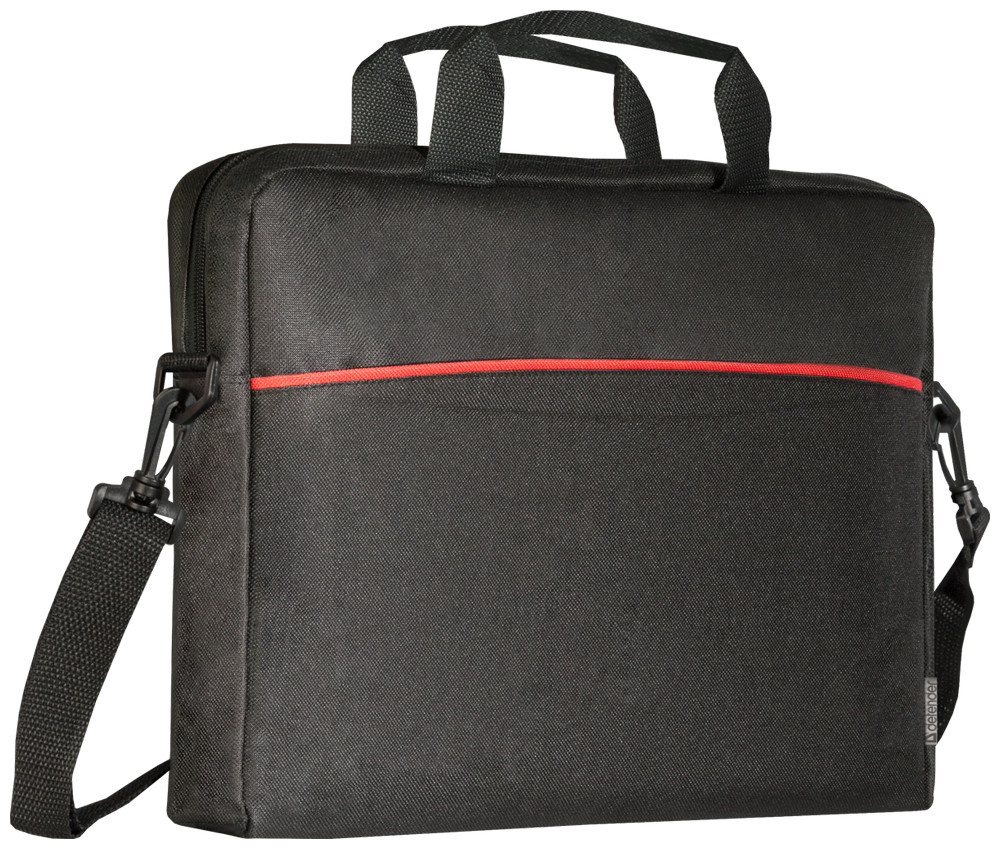 Сумка для ноутбука Defender Lite 15-16* (черный). Практичная и легкая сумка для ноутбуков с диагональю 15.6*