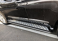 Защита штатного порога d60 ПапаТюнинг для Haval H9 2018-2024