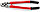 Ножницы для резки проволочных тросов и кабелей 600 мм 9577600, фото 2