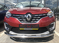 Защита переднего бампера с подгибами d60 ПапаТюнинг для Renault Kaptur 2020-