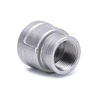 Муфта нержавеющая переходная DN015-0"1/2 / DN008-0"1/4 F-F ISO 4144 AISI 316 / 1.4401