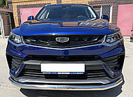 Защита переднего бампера d60 ПапаТюнинг для Geely Tugella 2021-