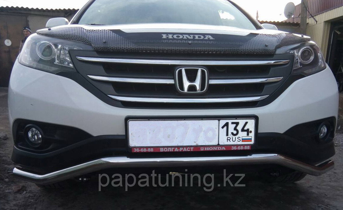 Защита переднего бампера d53 ПапаТюнинг для Honda CR-V 2012-2014 - фото 1 - id-p105047362