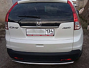 Защита заднего бампера d53 ПапаТюнинг для Honda CR-V 2012-2014