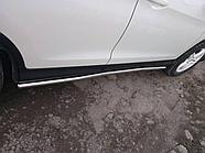 Защита штатного порога d53 ПапаТюнинг для Honda CR-V 2012-2014