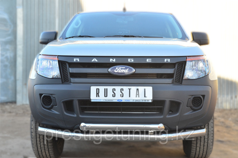 Защита переднего бампера d76 (секции) d63 (дуга) Ford Ranger 2011-2015