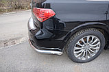 Защита заднего бампера угловая d76 ПапаТюнинг для Infiniti QX56 2010-2013, фото 3