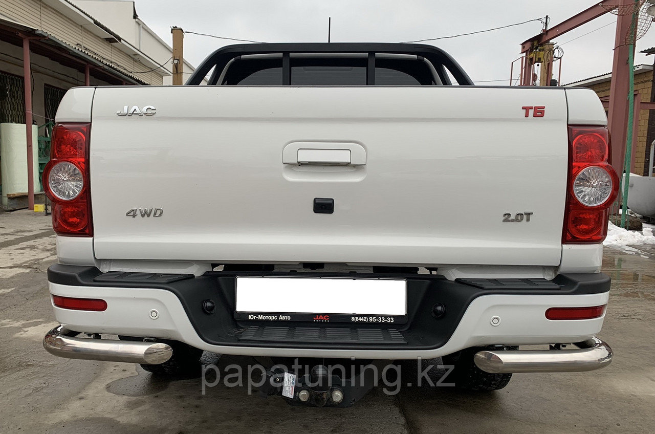Защита заднего бампера угловая d60 ПапаТюнинг для Jac T6, фото 1