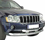 Защита переднего бампера двойная d76/76 ПапаТюнинг для Jeep Grand Cherokee 2004-2012