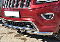 Защита переднего бампера G d60/60 ПапаТюнинг для Jeep Grand Cherokee 2013-