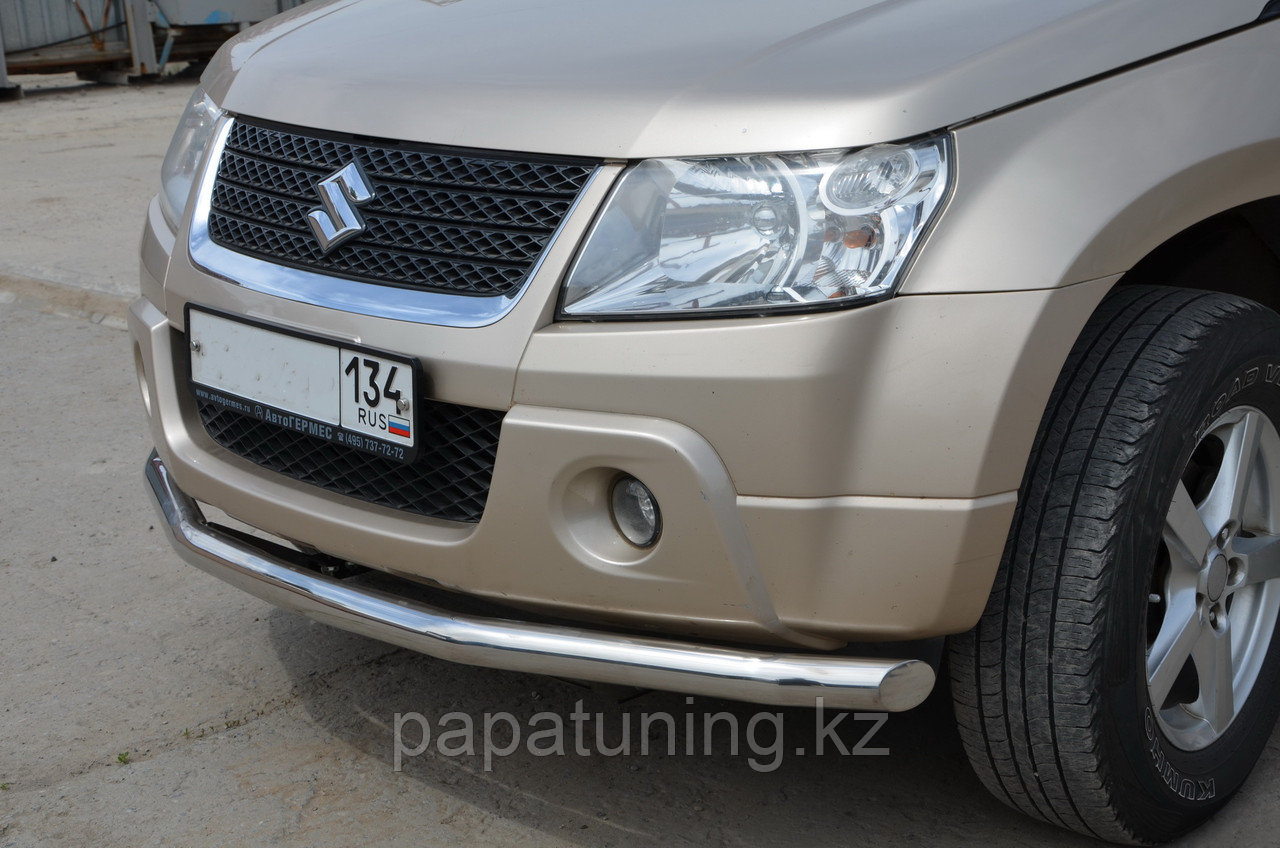 Защита переднего бампера d60 ПапаТюнинг для Suzuki Grand Vitara 3D 2005-2012 - фото 2 - id-p105048248