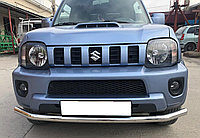 Защита переднего бампера d53 ПапаТюнинг для Suzuki Jimny 2012-2018