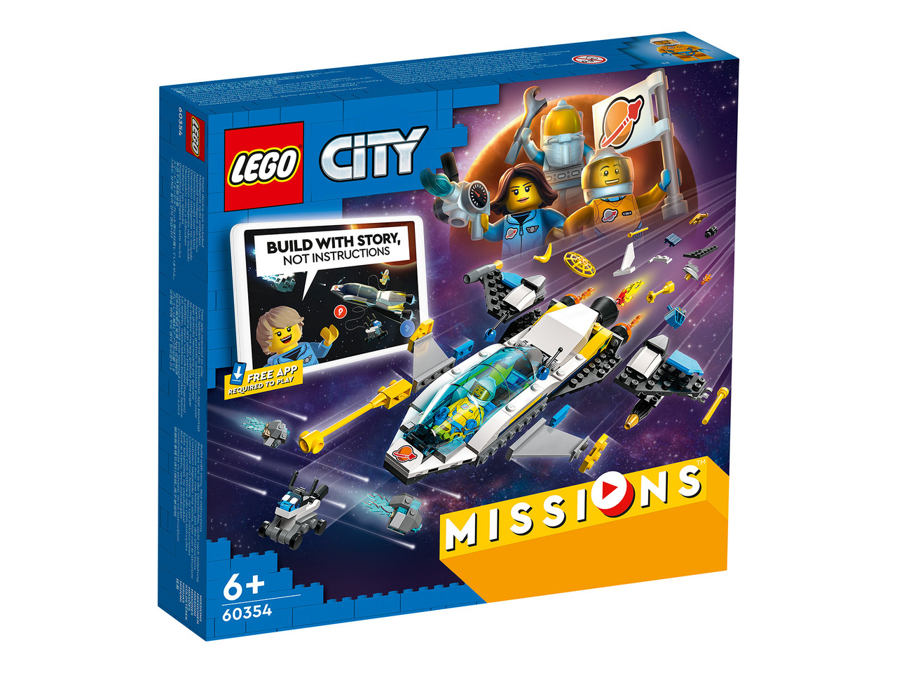 LEGO City 60354 Космическая миссия для исследования Марса, конструктор ЛЕГО - фото 2 - id-p105205925