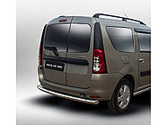 Защита заднего бампера (радиус) d53 ПапаТюнинг для Lada Largus 2012-