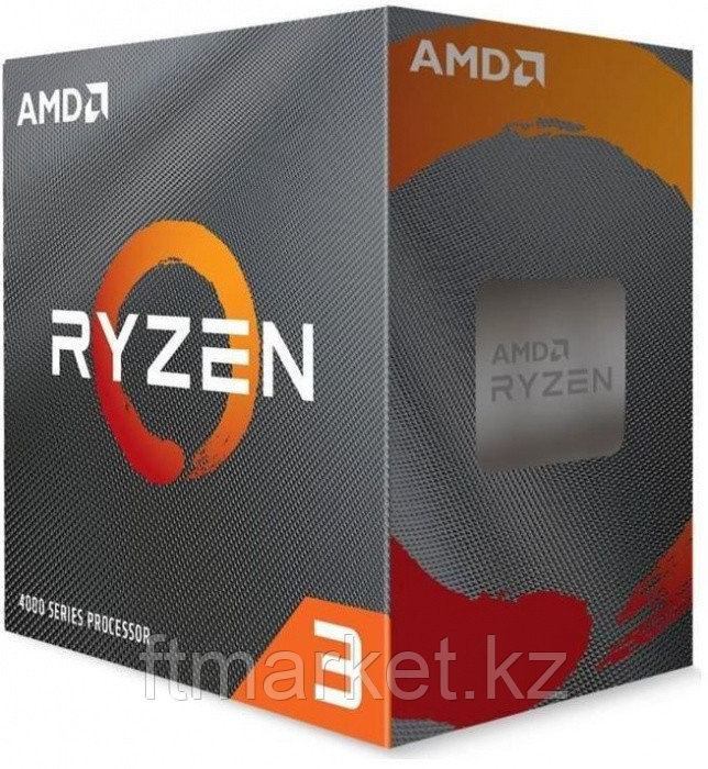 AMD CPU Desktop Ryzen 3 4C/8T 4100 (3.8/4.0GHz Boost,6MB,65W,AM4) Box, фото 1
